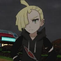 A boy with half-shaven blond hair wearing a black-and-red hoodie scowling with his hands on his hips